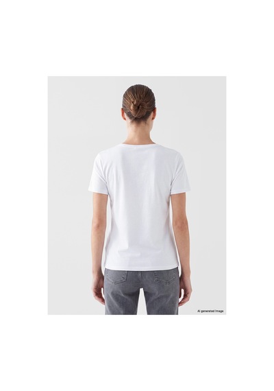 LC Waikiki Alıta Cıty Farkıyla Beyaz Penye Düz Standart & Regular Kısa Kollu Kadın Tişört Beyaz - 929096602 Beyaz LC Waikiki Alıta Cıty Farkıyla Beyaz Penye Düz Standart & Regular Kısa Kollu Kadın Tişört Beyaz - 929096602 Beyaz