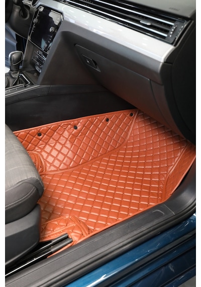 Honda Cıvıc Fd6 2007-2011 Taba Renk 8d Diamond Premium Havuzlu Deri Oto Paspas