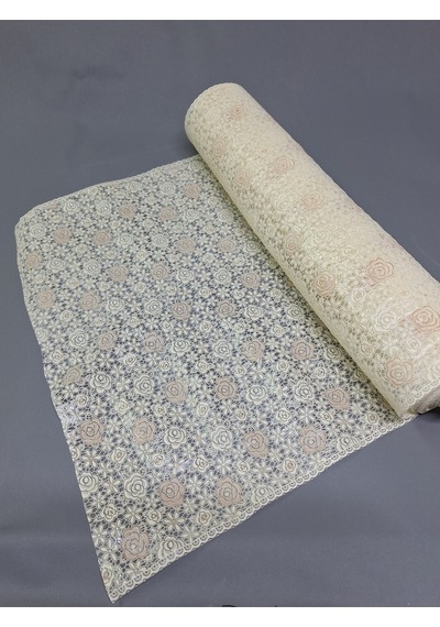 Pvc Küpür Dantel Raf Ve Dolap Örtüsü Runner Krem Kprhym055 Bej