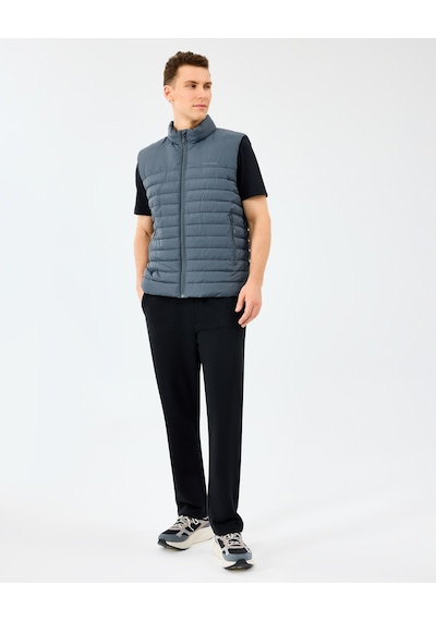 Skechers M Outerwear Polar Lining Paded Vest Erkek Gri Yelek S242212-3998 Gri
