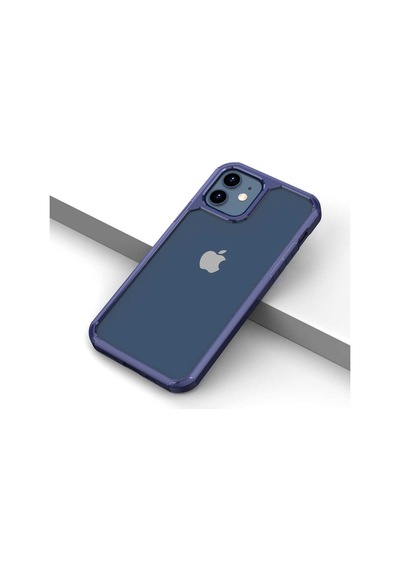 Apple Uyumlu iPhone 11 Kılıf Zore Roll Kenarları Renkli Şeffaf Kılıf