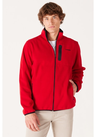 Wrangler Regular Fit Normal Kesim Polar W212981600 Kırmızı