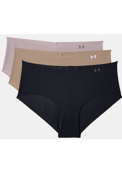 Under Armour Kadın UA Pure Stretch Hipster 3'lü Paket 1325616-004 Çok Renkli