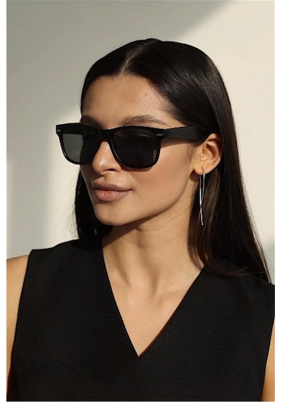 Unisex Güneş Gözlüğü Kemik Model Çerçeveli Uv Korumalı Çok Renkli