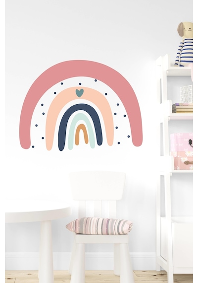 MSticker Pantiyeli Gökkuşağı Çocuk Bebek Odası Duvar Sticker 50x70 Cm