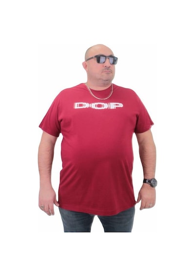 Starbattal Erkek Büyük Beden Sıfır Yaka Tişört Dop 23176 Bordo-Bordo
