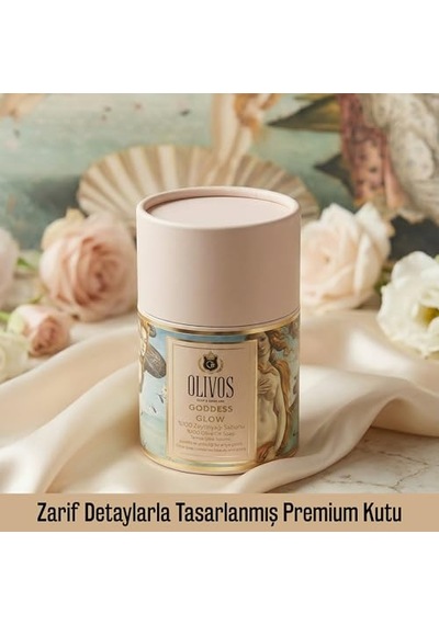 Olivos Geleneksel El Yapımı%100 Zeytinyağlı Katı Sabun Beyaz Sabun Kokusu Premium Kutulu 2 100 G Goddess Glow Acı Badem