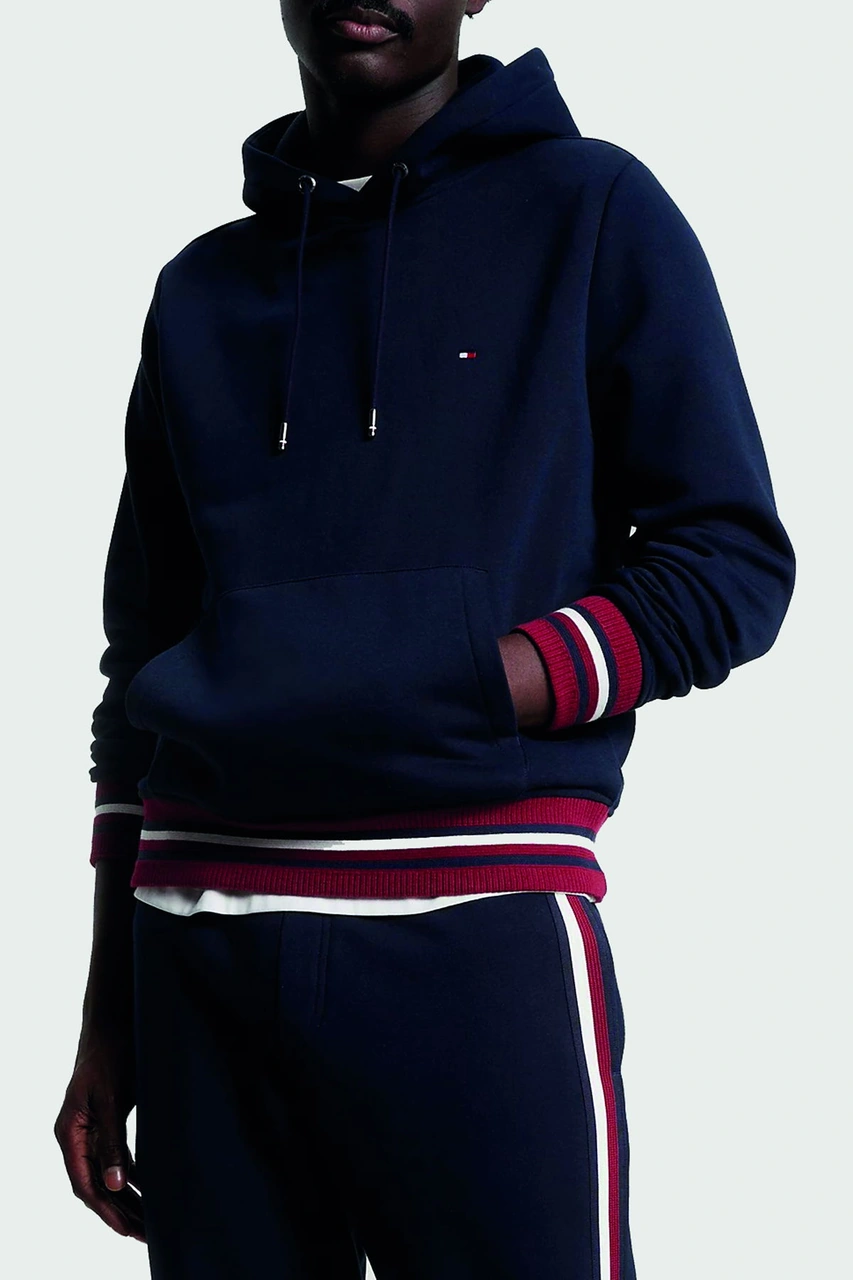 Tommy Hilfiger Kanguru Cepli Sweat Lacivert