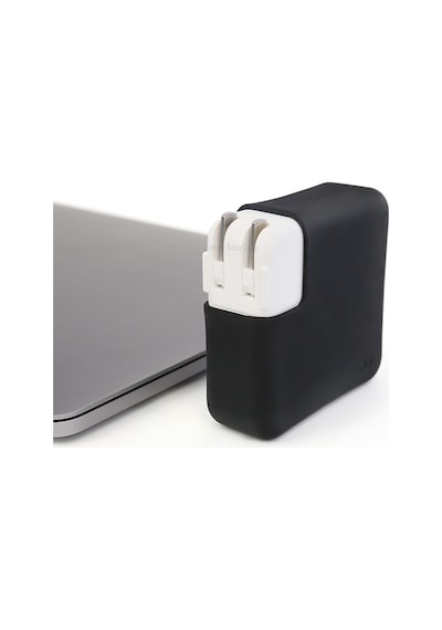 Magsafe Şarj Aleti Silikon Kılıfı Mac Pro Magsafe 1-2 85w Usb-c 87w-96w-140w Uyumlu Siyah