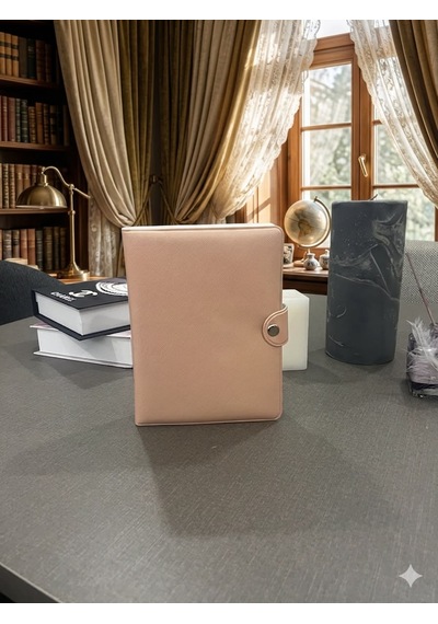 Birikim Ajandası - Birikim Cüzdanı Bütçe Planlayıcı Ajanda Pudra Pembe