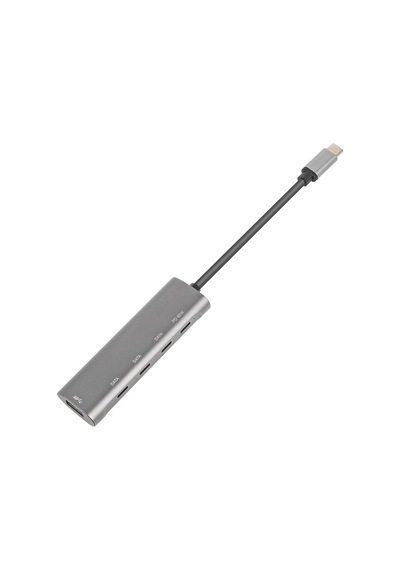 Macbook Şarj Uyumlu Type-c Destekli 60w Pd Tüm Bilgisayarlar İçin Şarj Uyumlu 5 İn 1 Hub Dönüşt
