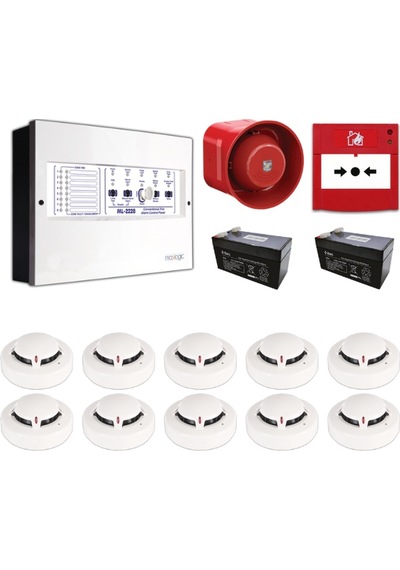 Mavigard Maxlogic 10 Lu Konvansiyonel Yangın Alarm Seti