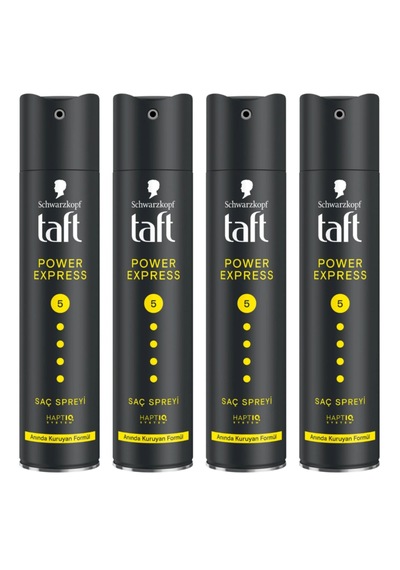 Taft Power Express Saç Spreyi 4 X 250 Ml
