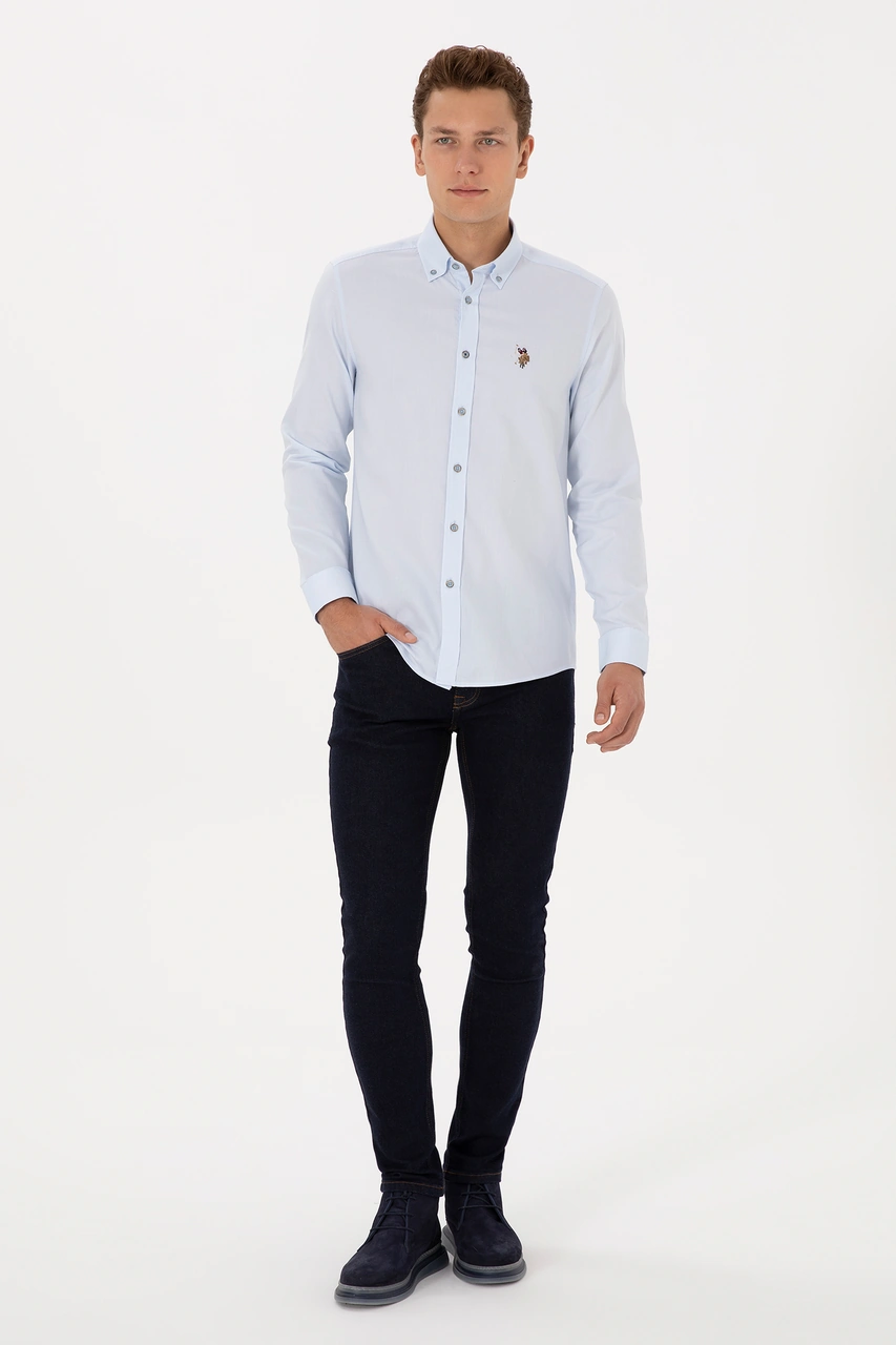 U.s. Polo Assn. Erkek Açık Mavi Gömlek Basic 50307659-vr003 Acık Mavı U.s. Polo Assn. Erkek Açık Mavi Gömlek Basic 50307659-vr003 Acık Mavı