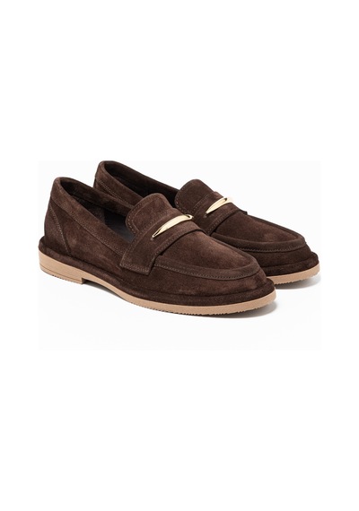Oxford Klasik Kadın Rc-26y-001-r40231 John May Kahve Süet 7 Kahverengi