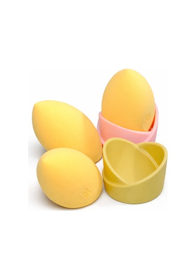 Makyaj Süngeri Standı İkili Set Kozmetik Standı Beauty Blender Tutucu Makyaj Organizeri Çok Renkli