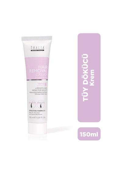 Thalia Aloe Vera & Papatya Özlü Tüy Dökücü Krem 150 ML