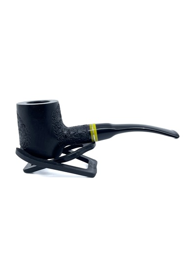 Dapper Churchwarden Okuma Piposu 9 Mm Filtreli Gül Kökü - Siyah 3768