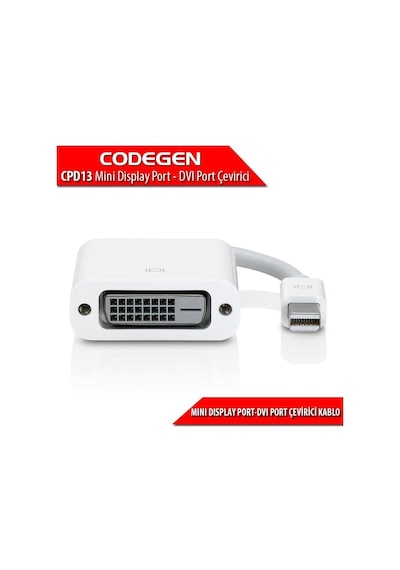 Codegen Mini Display Port To Dvı Dönüştürücü Çevirici Cpd13