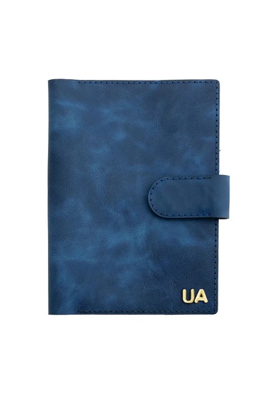 A5 Defter Ve Ajanda Kılıfı - %100 Rainbow Deri - Ko10001 - Saks Mavisi Mavi