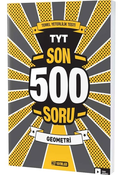 Tyt Geometri Son 500 Soru Hız Yayınları N11.9775