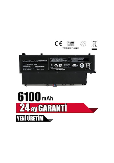 Samsung Uyumlu Np530U3B. Np530U3C. Aa-Pbyn4Ab Batarya Pil