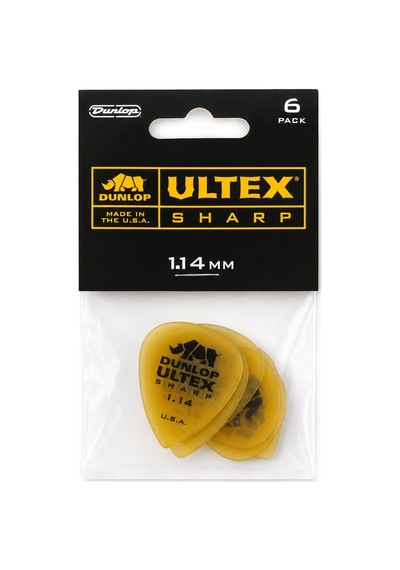 Jim Dunlop Ultex Sharp Pick 1.14mm - 6'lı Paket