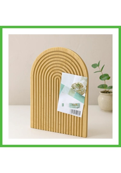 Vaveni Bambu Servis Tepsisi Sunum Tahtası 22x32 Cm Çift Taraflı Arz