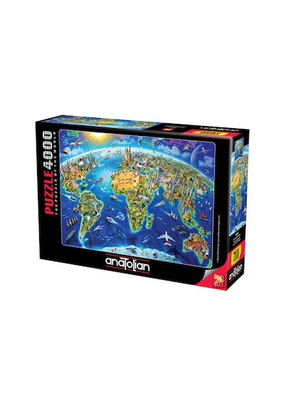 Anatolian 4000 Parçalık Puzzle - Dünyanın Simgeleri 5202
