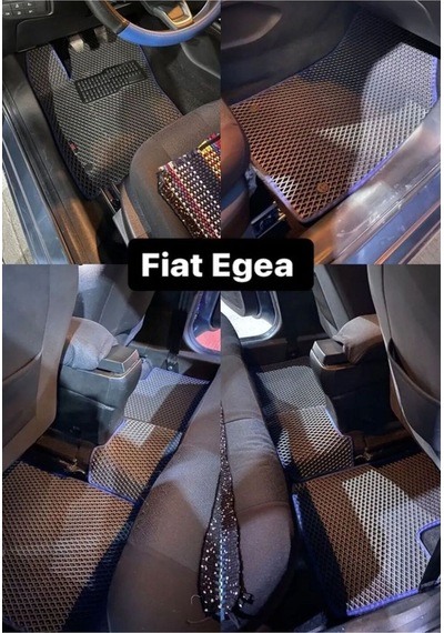 Fiat Egea Sedan Premium Paket Premium Eva Paspas-metal Topukluk Siyah