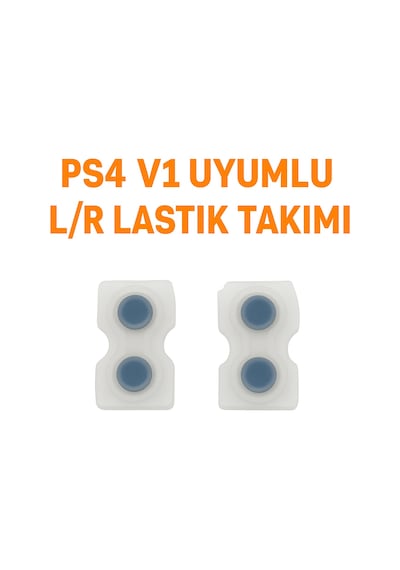 Ps4 V1 Kollar İle Uyumlu L/r Lastik Takımı 1 Takım 2 Adet
