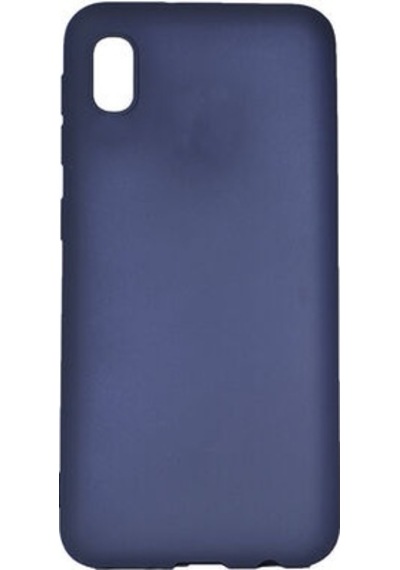 Samsung Uyumlu Galaxy A01 Core Kılıf Esnek Yapılı İnce Slim Silikon Kapak Ryc/premier Lacivert