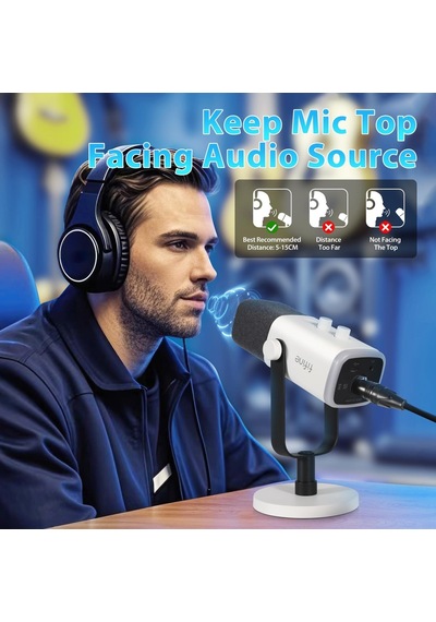 Podcast Stüdyosu Akışı İçin Usb Xlr Mikrofon, Dinamik Mikrofon Oyun Bilgisayarı, Ps4/5 Mac Mixer Ses Kartları İç