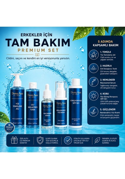 Erkekler İçin Tam Bakım Premium Set