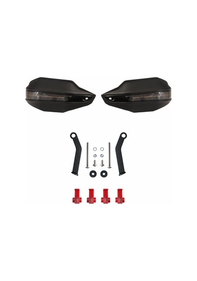 GP Kompozit  Bajaj Pulsar N 250 2022-2024 Uyumlu Led Sinyalli Elcik Koruma Siyah