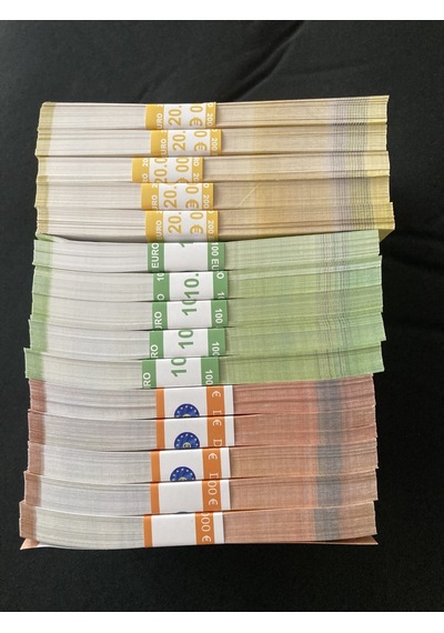 Yeni 1500 Adet Euro 50-100 Ve 200 Euro Geçersiz Eğlence Dizi Film