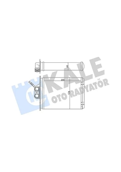 Opel Vectra B Kalorifer Petegi 2.0 1996-2001 Kale 346695