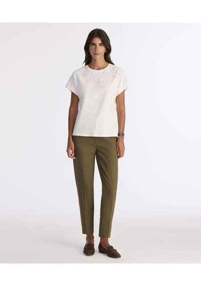 Yargıcı Regular Bisiklet Yaka Kısa Kol T-shirt 25kkts9015x 002 Beyaz