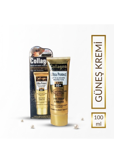 Kolajen & Hyaluronik Asit Destekli Yüz Güneş Kremi Spf 60+ 100 Ml Nemlendirici Ve Beyazlatıcı Güneş Koruyucu