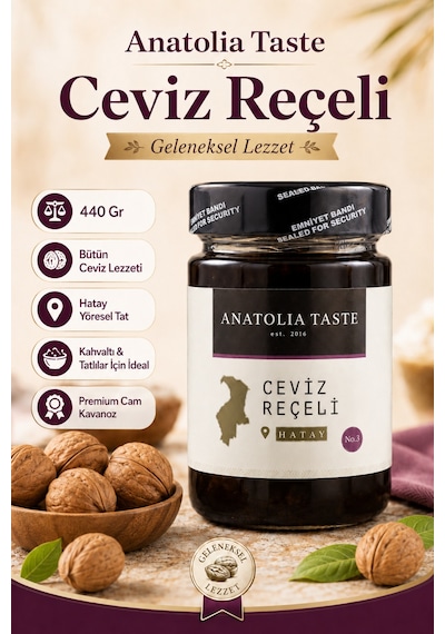 Anatolia Taste Ceviz Reçeli 440 Gr