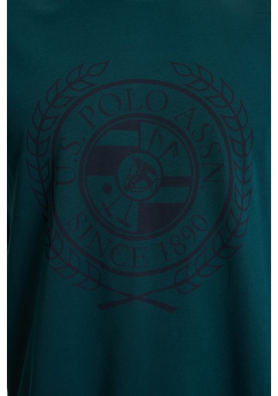 U.S. Polo Assn. Erkek Koyu Yeşil Pijama Takımı 50333251-vr079 Koyu Yesıl