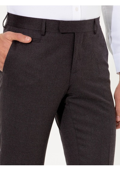 Cacharel Bordo Slim Fit Kumaş Pantolon Kırmızı