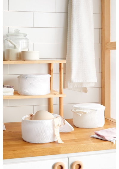 Ocean Home Textile 3'lü Beyaz Renk İç Çamaşırı Yıkama Filesi Set
