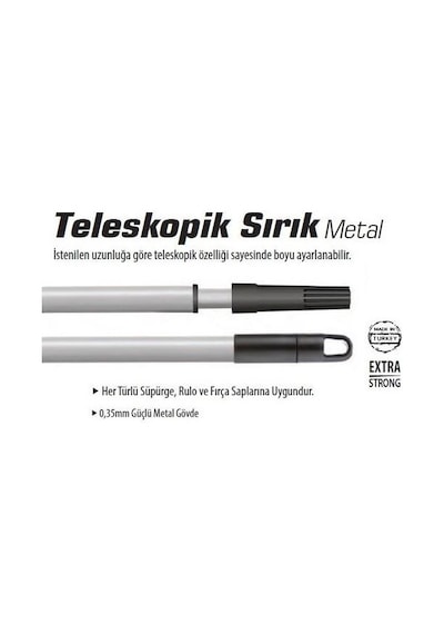 Ennalbur Teleskopik Sırık 2 Metre
