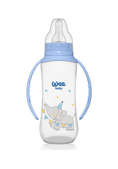 Wee Baby Klasik Kulplu Pp Biberon 150 Ml ve 270 Ml Biberon Seti - Mavi
