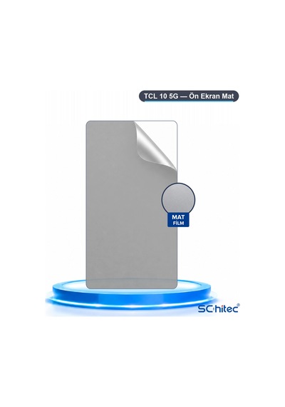 Schitec Tcl 10 5g Uyumlu Ön Yüzey Mat Hidrojel Ekran Koruyucu