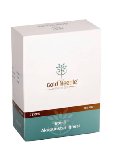 25x40 Gold Needle Steril Akupunktur İğnesi