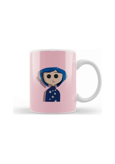 Coraline 01 Kupa Bardak Porselen Karışık