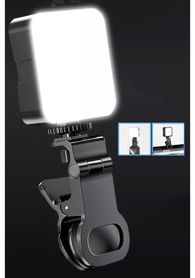 Şarjlı 100 Led Selfie Video Kamera Işığı Tripod Uyumlu Ve Mandallı 3500-6500 ,dimmer Ayarlı