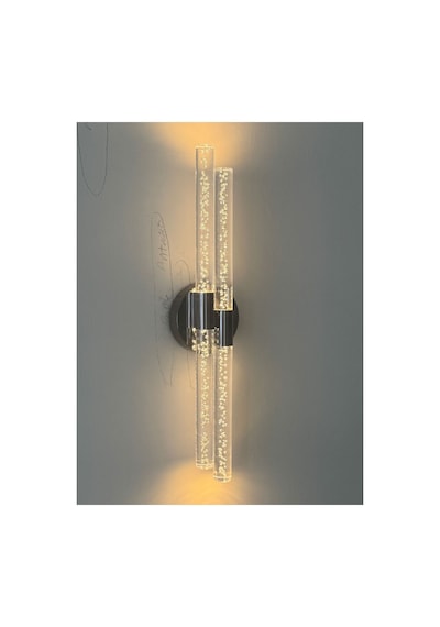 Bubbleflux Dubble Large 51 Cm Modern Tasarım Led Aplik - Duvar Lambası - Antrasit Gri - Pilli - Günışığı Antrasit Pilli